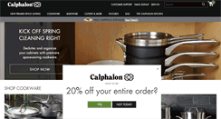 Desktop Screenshot of calphalon.com